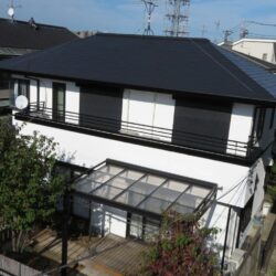 松戸市　外壁塗装・屋根塗装【透湿性が重視される窯業系サイディングの外壁をリファインシリーズで塗装・スレート屋根の塗装】