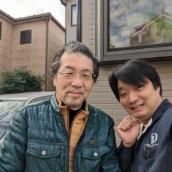 柏市｜お風呂場の外壁補修。凍害ダメージを下地補修・塗装工事