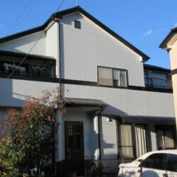 野田市　外壁付帯屋根塗装工事【劣化が進んだスレート屋根を『ナノルーフ15』で屋根塗装】
