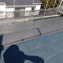 野田市　外壁塗装・屋根塗装【雪害と風害をきっかけにリフォーム セメント瓦屋根の塗装とパーフェクトトップで外壁塗装】