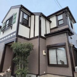 柏市　外壁塗装・屋根板金塗装工事【ポラス分譲住宅を透湿性に特化したパーフェクトトップで塗装】