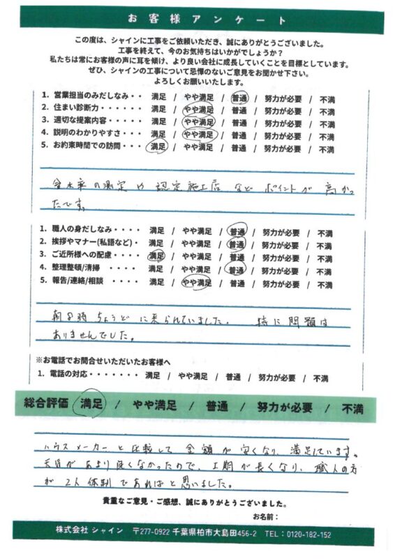 流山市　外壁屋根塗装【築13年・広島建設セナリオハウスを新築時の美観と耐久性を再生】