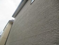 苔・カビが見られる施工前の窯業系サイディング外壁